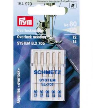 Prym/Schmetz Maschinen Overlock Universalnadeln 80-90